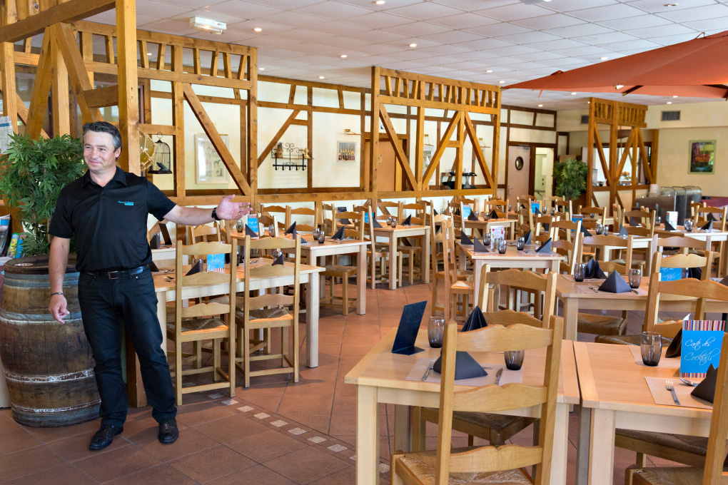 Restaurant de la résidence de vacances Goélia La Pommeraie à Branville © Frédéric Berthet