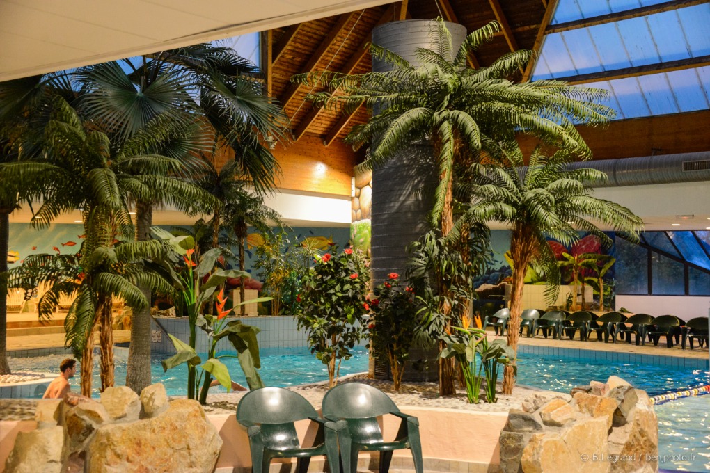 Complexe aquatique intérieur de la résidence Goélia La Pommeraie à Branville en Normandie