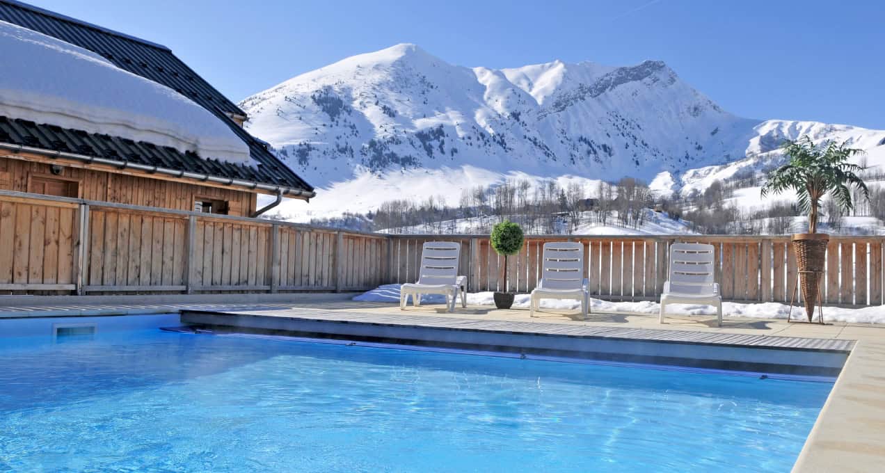 ski and heated pool