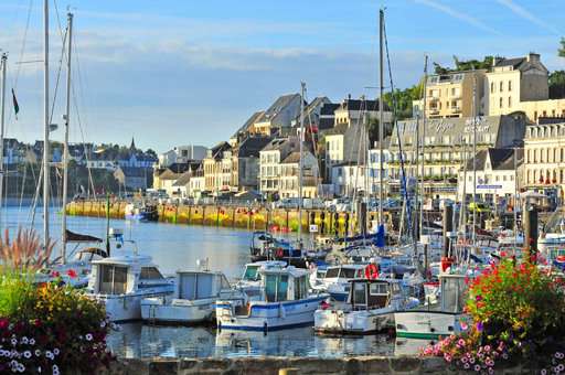 Audierne and its port in Brittany