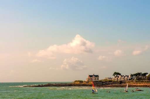 Batz-sur-Mer beach in Brittany Batz-sur-Mer beach in Brittany