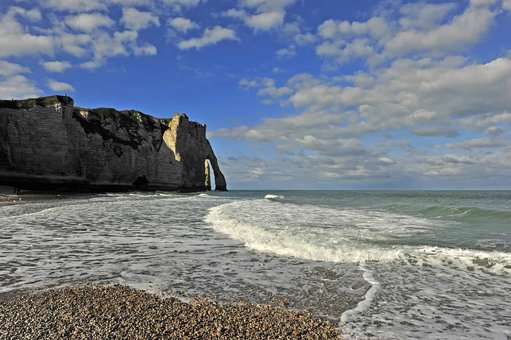Les falaises d'Etretat en Normandie