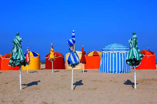 Beach at Deauville, Normandy Beach at Deauville, Normandy