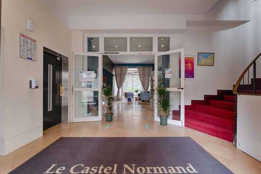 Reception of the Goélia Le Castel Normand holiday residence in Deauville