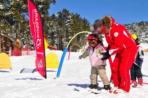 Ski school for children in Font-Romeu