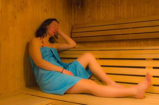 Sauna de la résidence de vacances Goélia Le Domaine de Castella à Font-Romeu