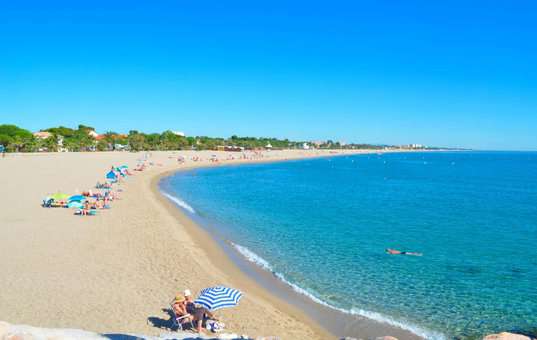 Plage d'Argelès-sur-Mer, en Occitanie Plage d'Argelès-sur-Mer, en Occitanie