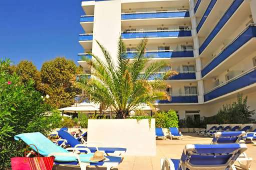 Solarium de la résidence de vacances Sun City à Montpellier, en Occitanie