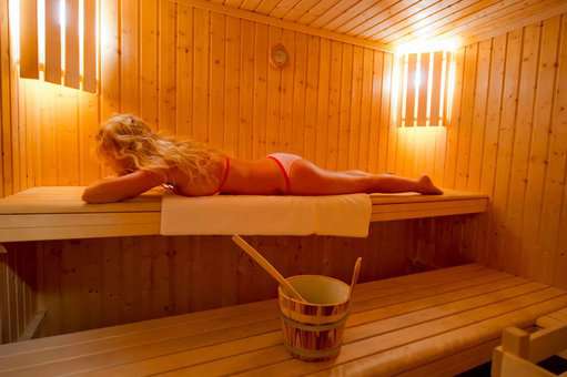 Sauna at the Sun City holiday residence in Montpellier, Occitania