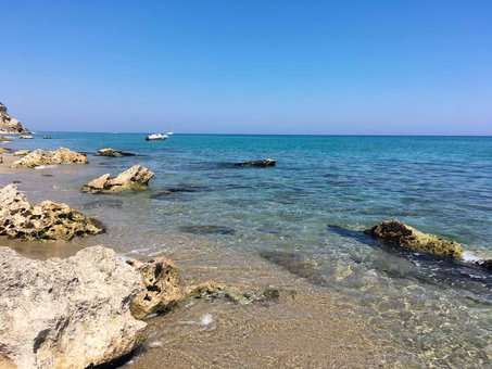 Landscape of Port Leucate, Occitania Landscape of Port Leucate, Occitania