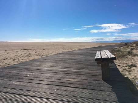 Beach of Port Leucate, Occitania
