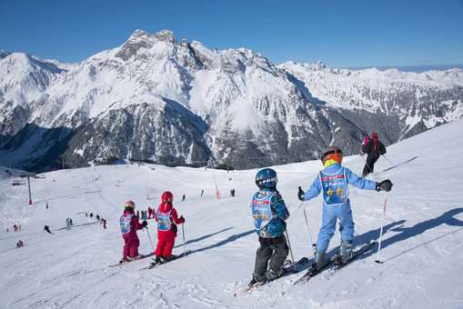 Pralognan-la-Vanoise ski slopes, in the Northern Alps