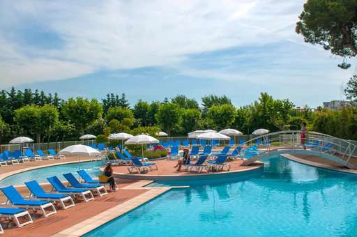 Outdoor heated swimming pool at the Goélia Mandelieu Riviera Resort in Mandelieu La Napoule