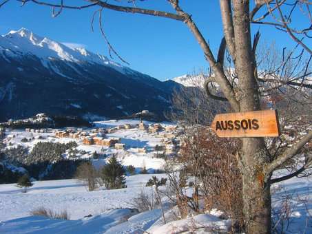 Landscape of Aussois, in the Northern Alps