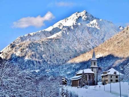 Station de ski de St Colomban Les Sybelles dans les Alpes ©OT St Colomban