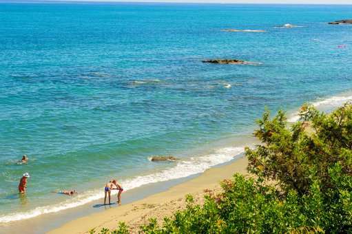 Beach in Corsica near the Goélia holiday residence Beach in Corsica near the Goélia holiday residence