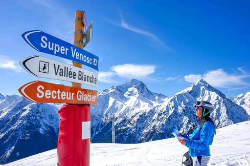 Domaine skiable des Deux Alpes, en Isère