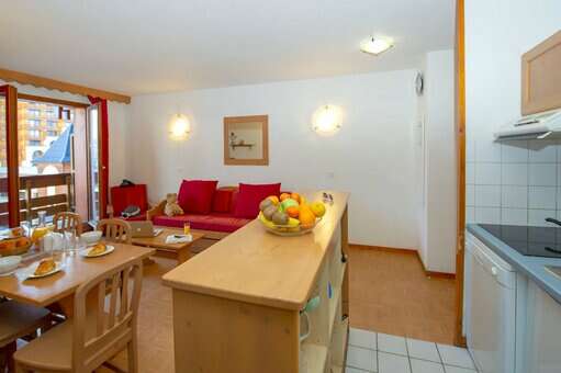 Example of the interior of Les Balcons du Soleil holiday residence in Les Deux Alpes