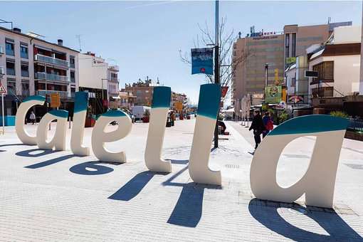 La station balnéaire de Calella, sur la Costa Brava, en Espagne La station balnéaire de Calella, sur la Costa Brava, en Espagne