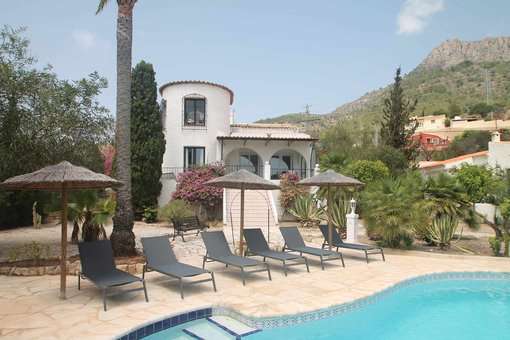 Exemple de villa avec piscine privative de la résidence de vacances Sunsea Village à Calpe, sur la Costa Blanca, en Espagne