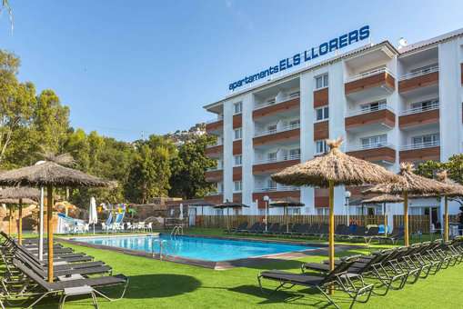 La résidence de vacances Els Llorers à Lloret de Mar, sur la Costa Brava, en Espagne