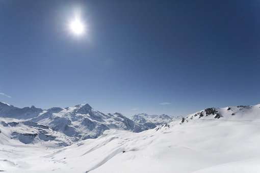 Paysage de la station de ski La Plagne © Manu Reyboz
