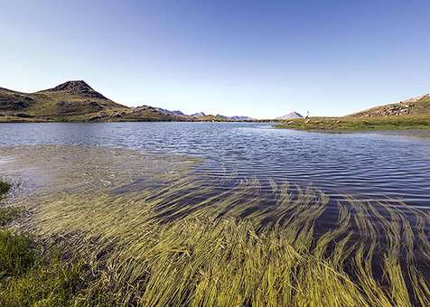 Paysage dans la région d'Orcières, dans les Hautes-Alpes Paysage dans la région d'Orcières, dans les Hautes-Alpes