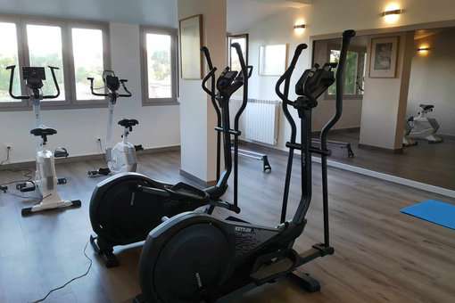 Fitness room at the Goélia Les Jardins d'Azur holiday residence in St Raphaël