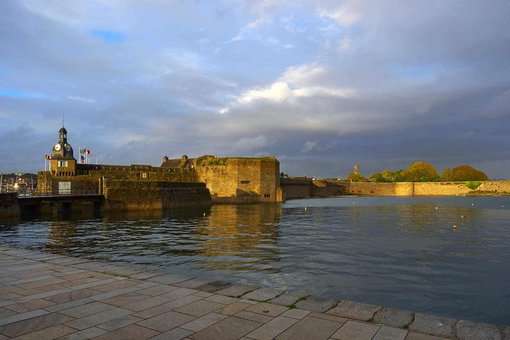 The city of Concarneau, near Pont-Aven in Brittany