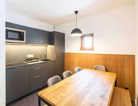 Exemple de salon d'un appartement 2 pièces cabine 6 personnes de la résidence Les Ecrins de l'Auris à Auris-en-Oisans