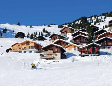 La résidence de vacances les Chalets de L'Isard aux Angles dans les Pyrénées