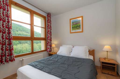 Exemple de chambre de  la résidence de vacances Goélia Le Domaine du Golf à Ammerschwihr / Colmar en Alsace