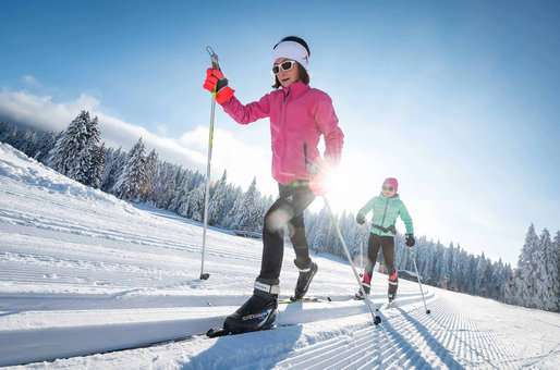 Ski de fond à proximité de la résidence Goélia Le Sornin à Autrans en Vercors @OTI Vercors AMW