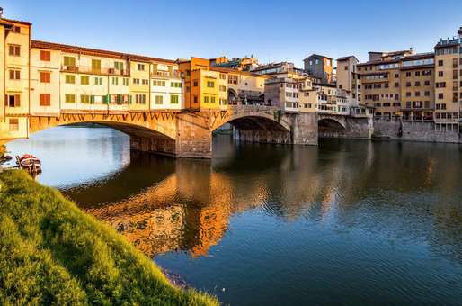 Pont à Florence en Toscane en Italie