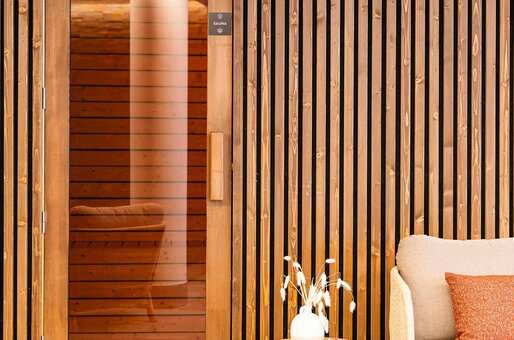 Sauna de la résidence de vacances L'Ecrin d'Argent à Valmorel