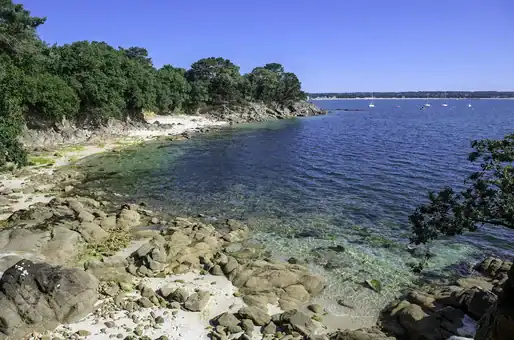 Exemple de paysage à Fouesnant en Bretagne