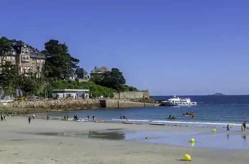 Beaches in Perros-Guirec in Brittany