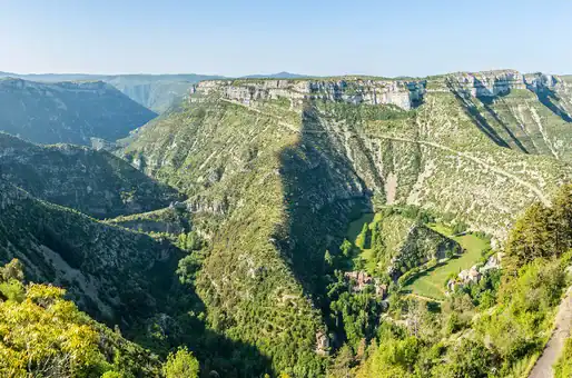 Landscape Cirque de Navacelles which is close to the Goelia residence