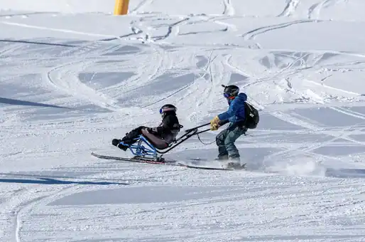 Winter sport in Peyragudes