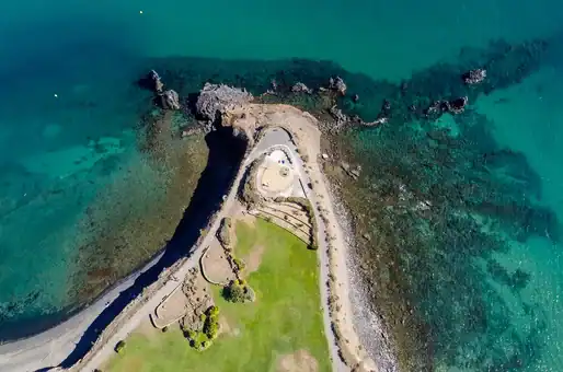 Vue aérienne du Cap d'Agde accessible au départ de la résidence Goélia Cap d'Agde