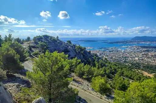 Toulon near Saint-Mandrier
