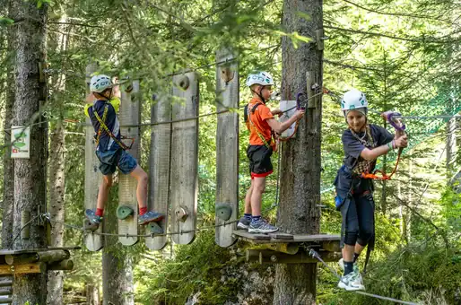 Parcours aventure  ©Damien Largeron-Office-de-Tourisme-de-Pralognan-la-Vanoise