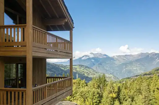 Exemple de vue la résidence de vacances L'Ecrin d'Argent à Valmorel