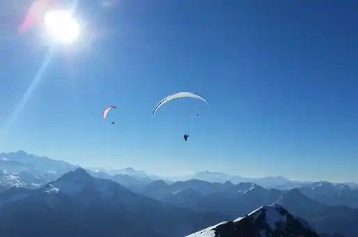 Exemple d'activité proposée à Châtel : Parapente©JFVuarand