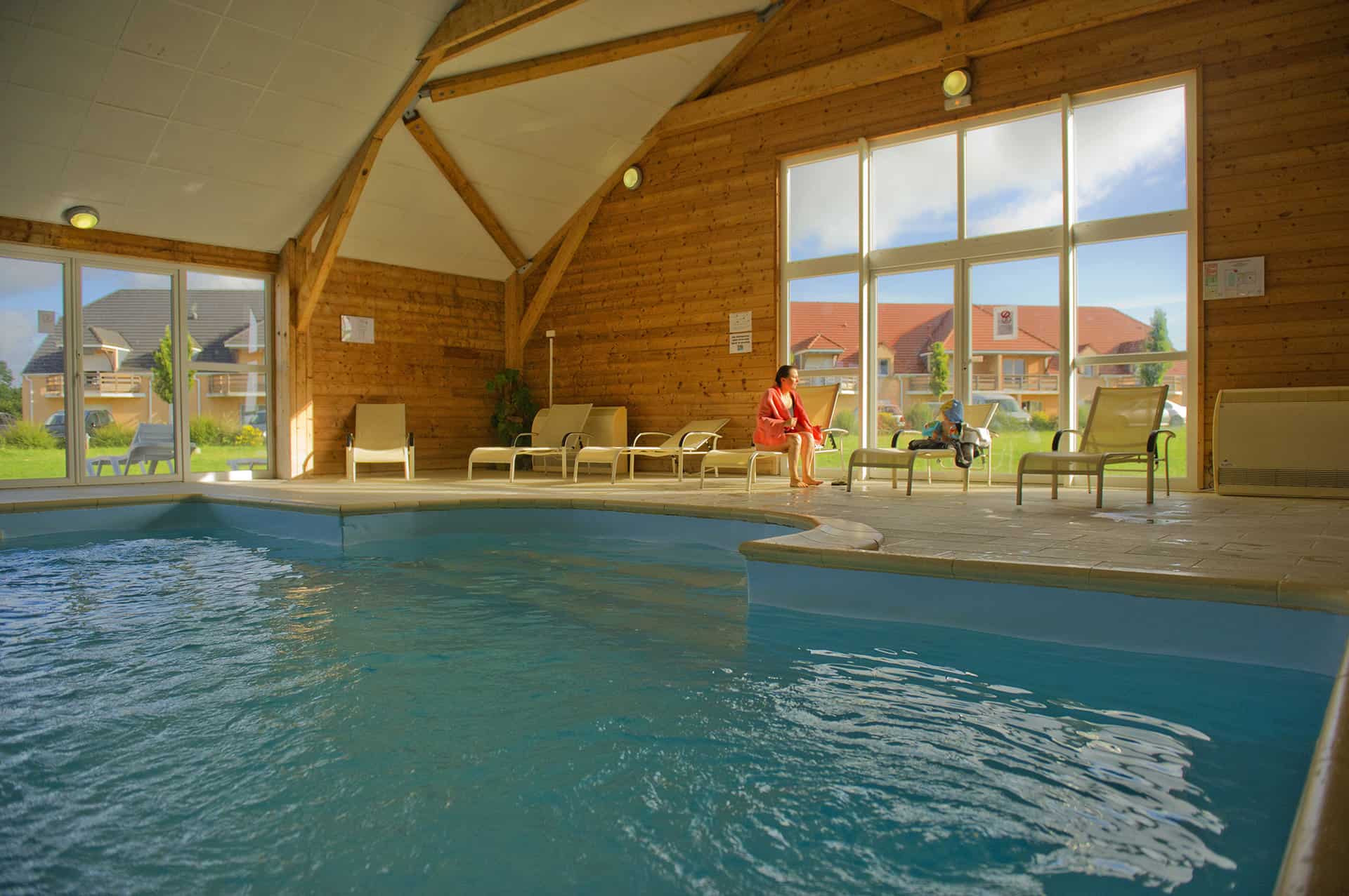 Piscine de la résidence Goélia les Portes d'Honfleur Piscine de la résidence Goélia les Portes d'Honfleur