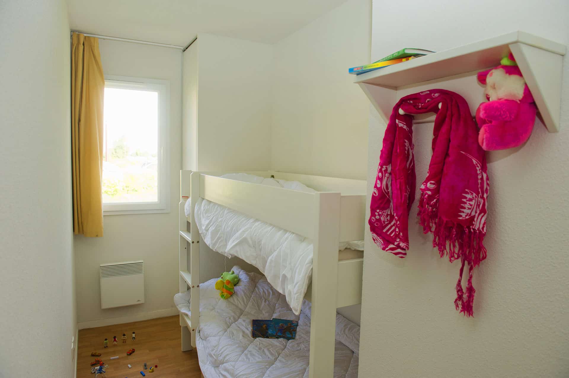 Exemple d'un coin cabine, résidence Goélia les Portes d'Honfleur à Boulleville en Normandie Exemple d'un coin cabine, résidence Goélia les Portes d'Honfleur à Boulleville en Normandie