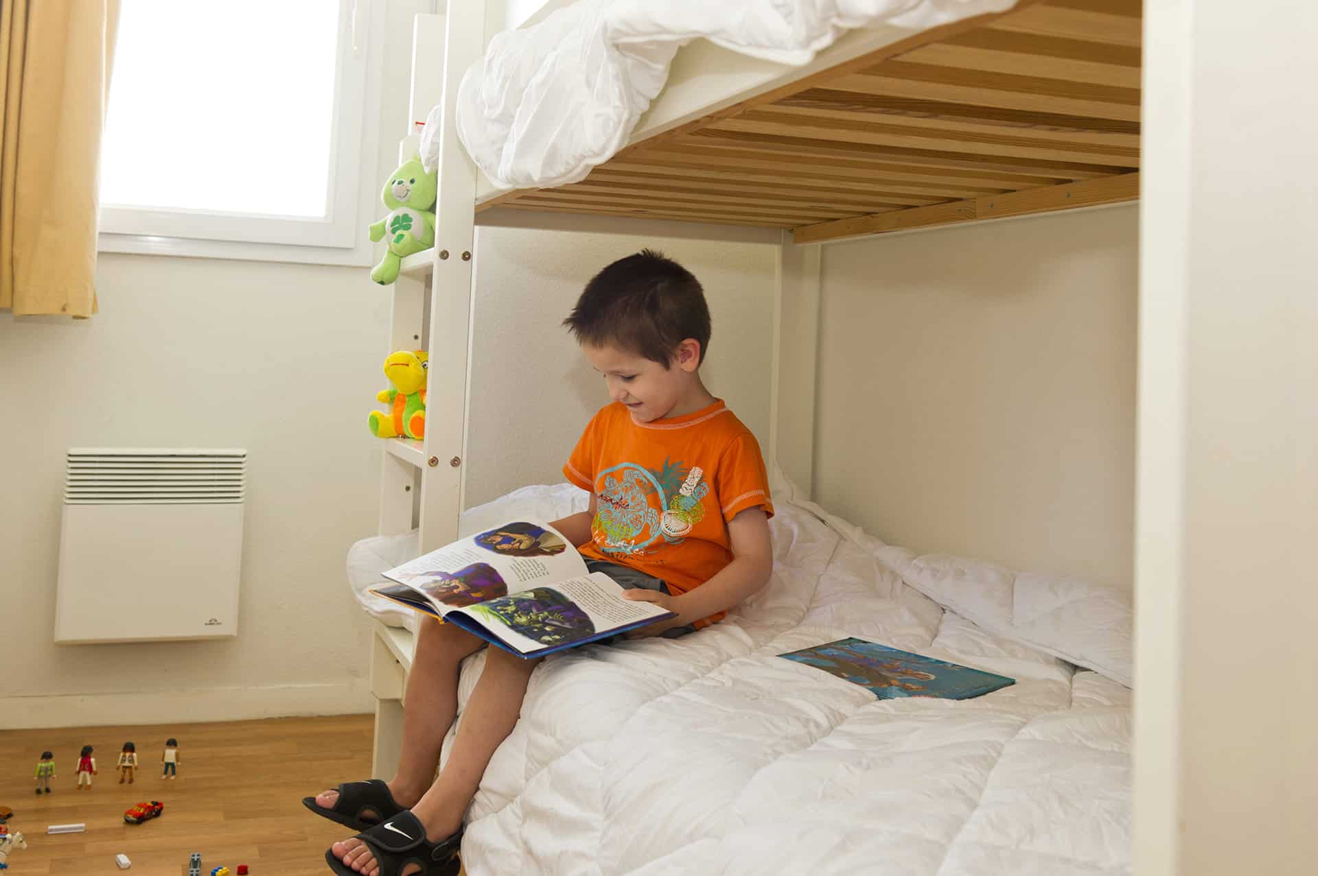 Exemple de coin cabine au sein de la résidence de vacances Goélia Les portes d'Honfleur Exemple de coin cabine au sein de la résidence de vacances Goélia Les portes d'Honfleur