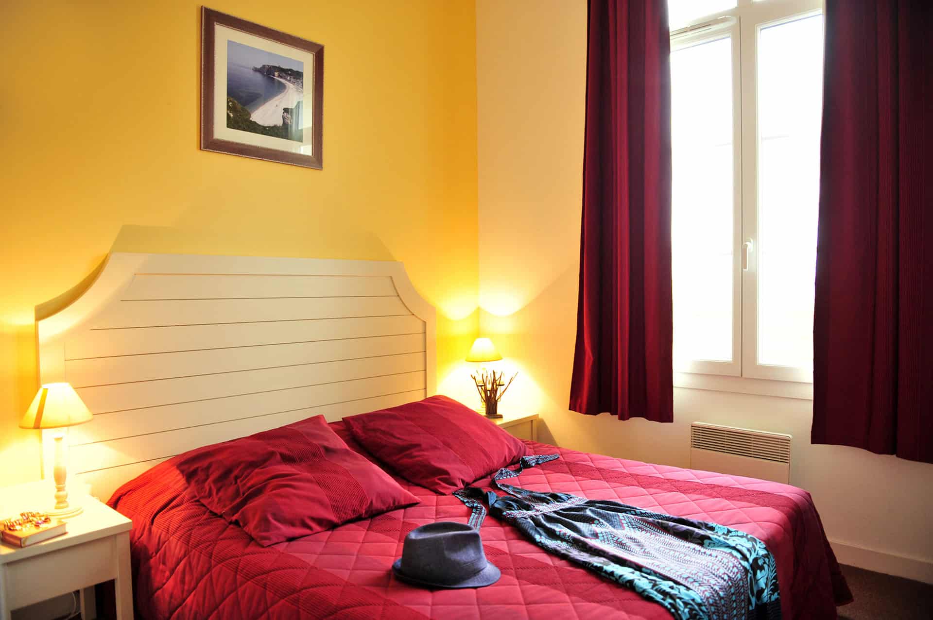 Exemple de chambre de la résidence de vacances Goélia Les Portes d'Etretat à Etretat Exemple de chambre de la résidence de vacances Goélia Les Portes d'Etretat à Etretat