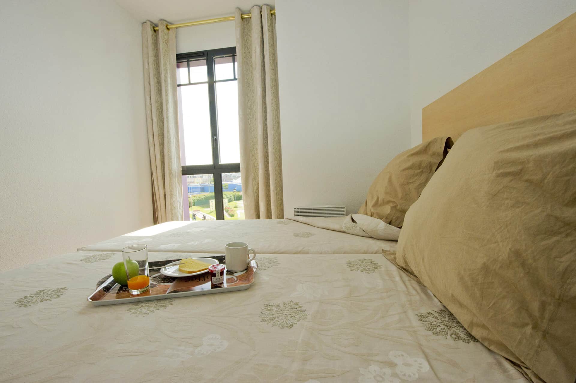 Exemple de chambre de la résidence de vacances Goélia Belle Epoque à Mers-Les-Bains Exemple de chambre de la résidence de vacances Goélia Belle Epoque à Mers-Les-Bains