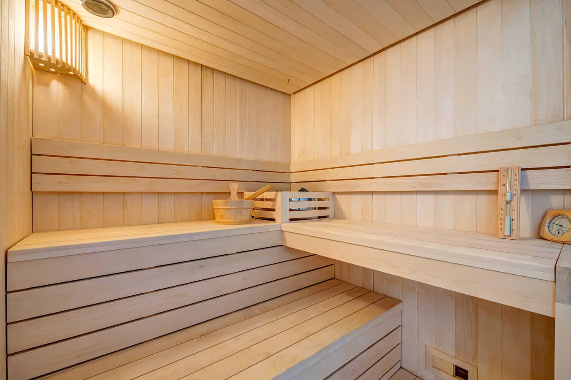 Sauna de la résidence de vacances Goélia à Blonville sur Mer  Sauna de la résidence de vacances Goélia à Blonville sur Mer